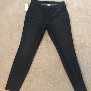 Charcoal gray jeggings. Never worn. With tags.